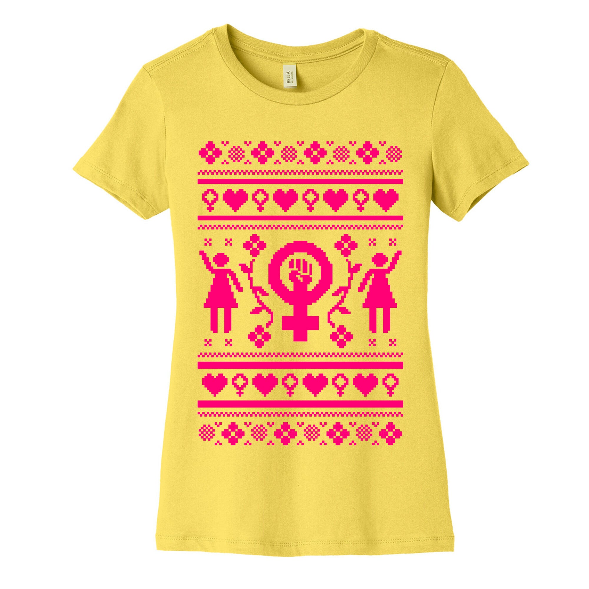 Girl Power Ugly Sweater  Women's Cotton Tee